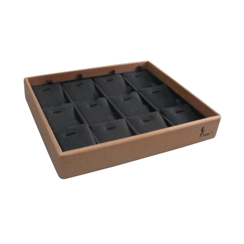 Classic Jewelry Pendant display tray with 12pieces insert China jewelry tray factory