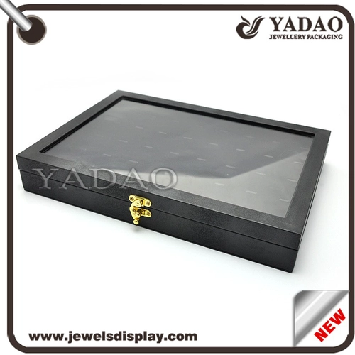 Custom handmade stackable acrylic pendant nacklace ring display trays