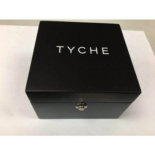 Boîte de montre en bois de haut de gamme faite sur commande avec l'impression de logo sur l'intérieur et l'extérieur.
