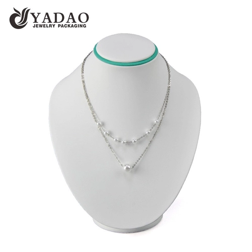 China Design and customize white color necklace jewelry pendant display stand manufacturer