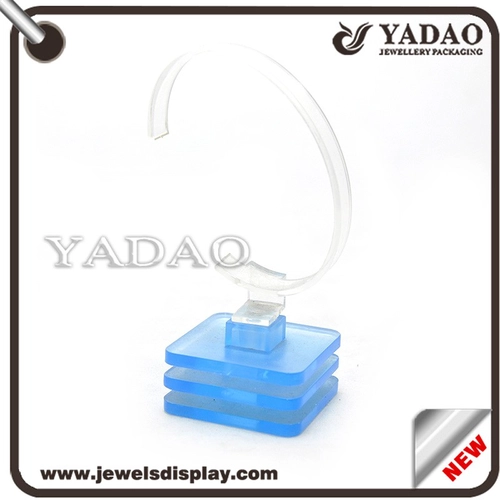 Progettabile a mano acrilico watch stand area di bracciale bangle sosta