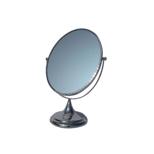Fashion oval shape aluminum mirror jewelry cabinet mirror for makeup mirror frame made in China