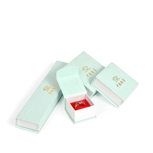 Full set paper packaging box for jewelry brand store new year cheap price