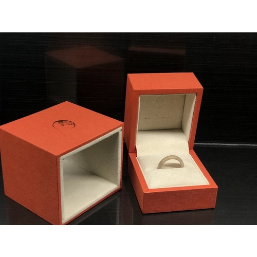 Hermes Orange Farbe Plastik Schmuckschachtel Ringbox mit Ärmel