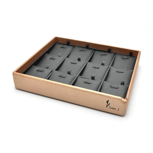 High End Jewelry Organizer Tray Set für Ohrring Ring Halskette Schmuck Display Tablett