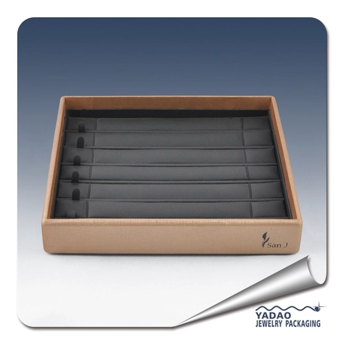High quality Leather Jewelry props jewelry display trays Jewelry Display Rack
