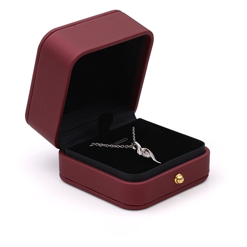 China Hot Sale Women Girls Earrings Ear Stud Box Organizer Portable Jewelry Storage Case PU Leather manufacturer