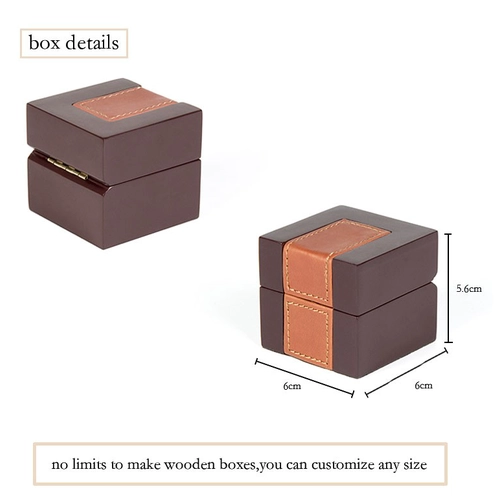 Hot sell luxury factory wholesale custom wooden jewelry box ring box wood jewellery box