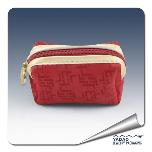 gamuza venta caliente bolsas bolsas de la joyería de terciopelo con cremallera