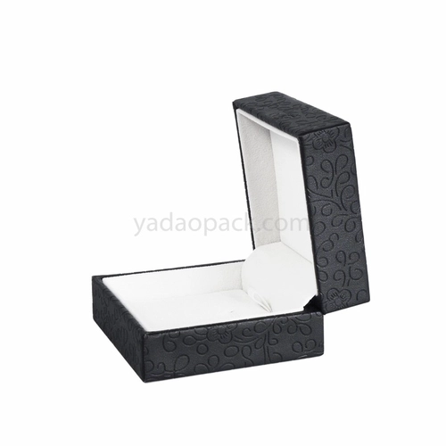 Caja de cuero de lujo PU para línea de joyería de lujo