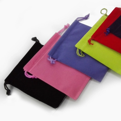 Bolsa de la joyería de terciopelo más populares de alta calidad tiene tipo de color en la acción