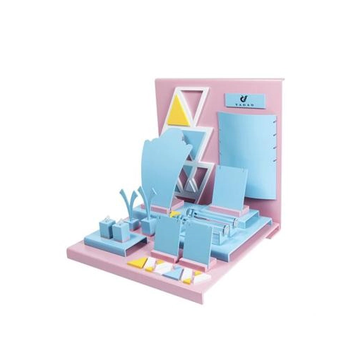 Neu ins Leben gerufene populäre feenhafte Entwurfs-elegante handgemachte kundengebundene Acryl-Kunstleder-feine Schmucksache-Bildschirmanzeige-Set