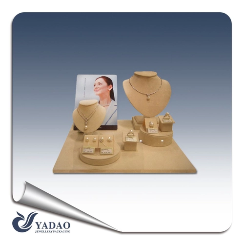 OEM عرض مجوهرات تعيين لJewellrys صغير الحجم نافذة العرض تعيين للمحلات المجوهرات ومجوهرات عرض موقف