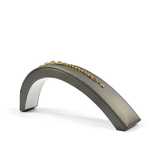 China Pu Leather Cover Resin Bracelet Stand manufacturer