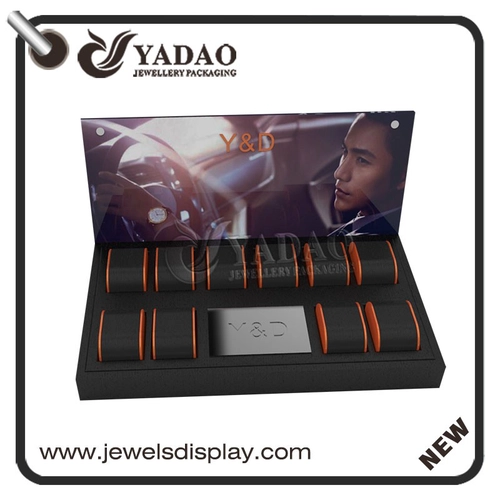 Čína Kvalitní Lacquer finsih šperky Display Set a materiál MDF colouful sledovat displej stánek, sledovat displej set s kruhu C stojan od Shenzhen výrobce