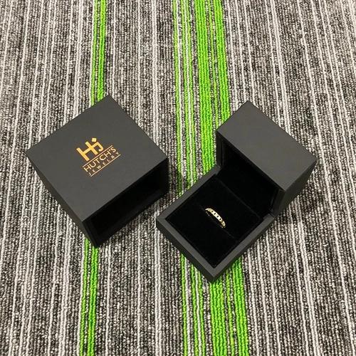 Rock Männer Trend Schmuck Hip Hop Diamond Black Box mit Ärmel