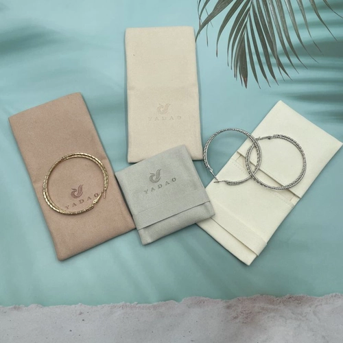 Dois bolsos microfibra de alta qualidade melhor venda de jóias embalagens bolsa bolsa