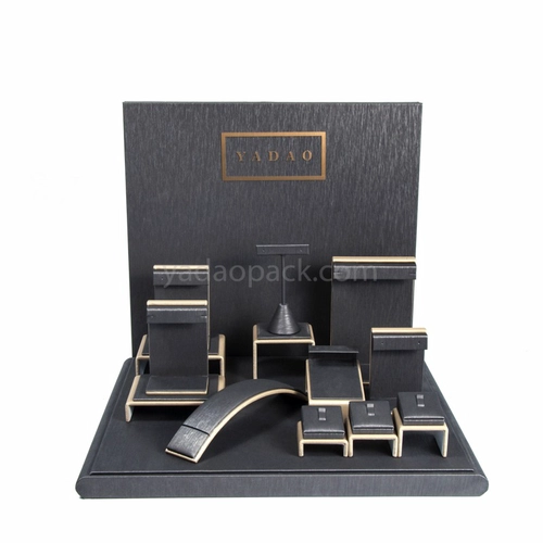 ประเทศจีน Wholesale Jewellery Display Stand Holder Custom Diy Bracelet Necklace Ring Earring Holder Jewelry Display Stand Set ผู้ผลิต