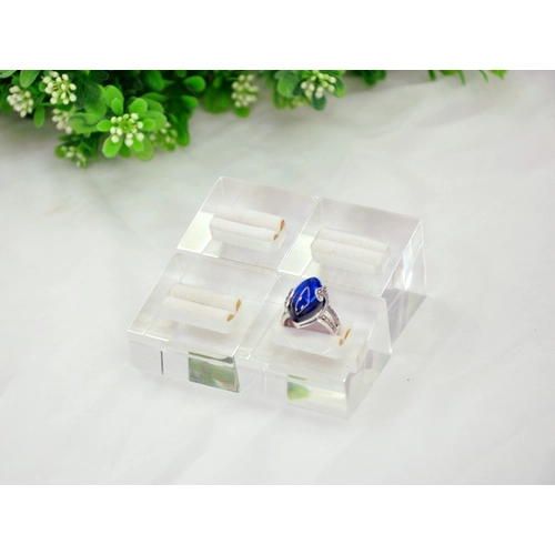 宝石店のカウンター、見本市や展示ショーケースアクリルリングディスプレイの卸売MOQ 50透明純アクリルジュエリープレゼンテーションの小道具