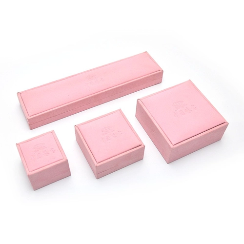 Yadao Custom Jewelry Case Box Rosa Schmuckschatulle aus Leder