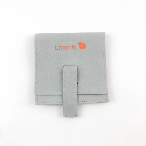 Yadao feito personalizado próprio logotipo microfiber flap de fibra jóias bolsa
