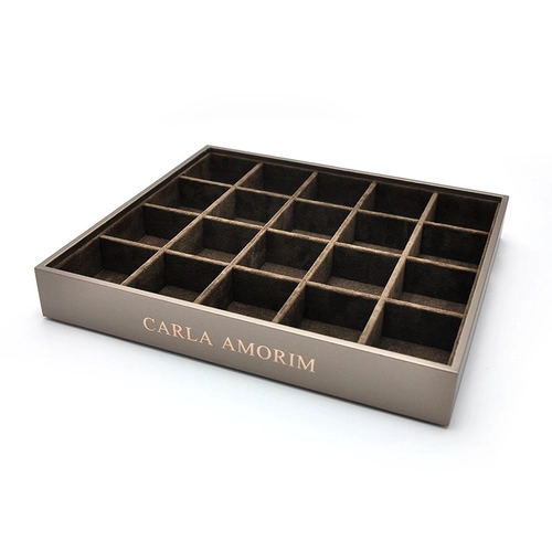 Yadao High Quality Stackable Velvet Empty Interval Tray 