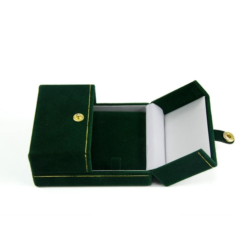 Yadao Herstellung Samtbezug Doppeltür Kunststoff Schmuck Ring Anhänger Set Box