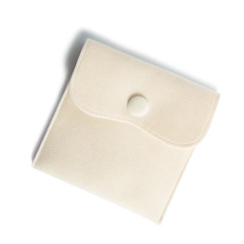 Yadao Small Curved Flap Velvet Suede Jewelry Packaging Pouch for Bracelet Bangle