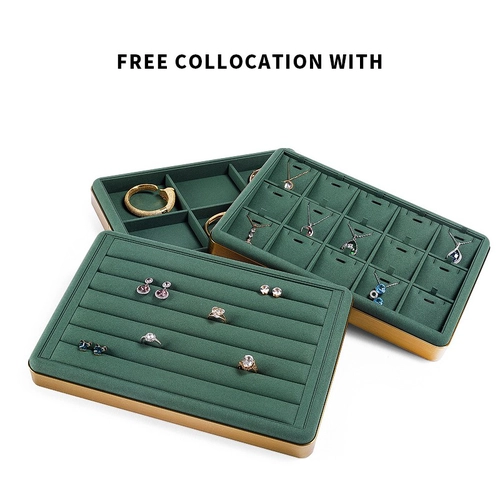 China Yadao custom functional jewelry display tray for necklace earrings ring showcase manufacturer