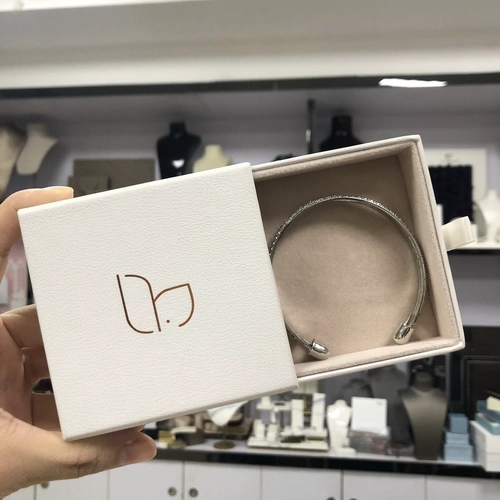Yadao maßgeschneiderte Schublade Papierbox Schmuckverpackung Box mit Beutel und Block im Inneren