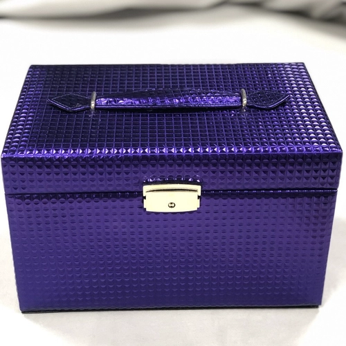 Yadao Luxus Schmuckverpackung Koffer PU Leder Reisetasche mit Multifunktion