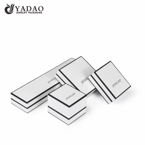 High End Luxus Hochzeit Schmuck Geschenkbox für Ring Halskette Armband