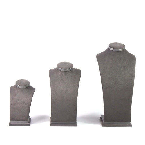 China Yadao manufacture necklace display wooden bust velvet jewelry display manufacturer