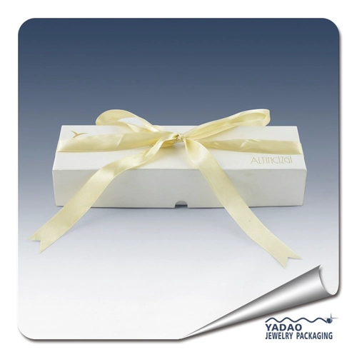 Scatola braccialetto di gioielli nastro giallo per confezione regalo o l'imballaggio gioielli made in China