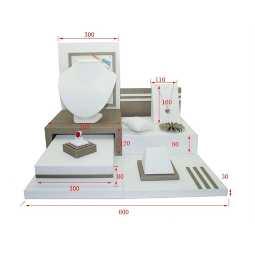 přizpůsobit zobrazení souborů z jemné kůže chránit šperky poškodit displej Šperky Counter Top Grade akrylové šperky Displej Nastavení