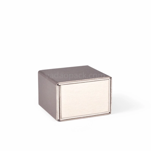 customize wooden ring box flap magnet closure wooden jewelry packaging box pendant box gift box