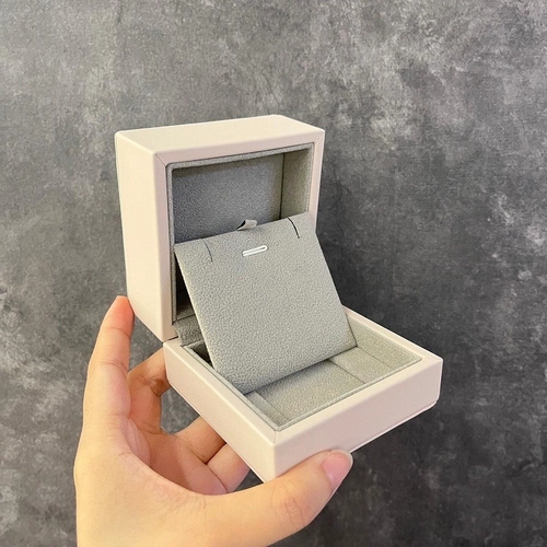 PU Leder Schmuck Verpackungsschachtel Plastik Schmuckschachtel Anhänger Schachtel Geschenkverpackungsschachtel