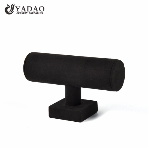 China wooden display stand bangle display holder jewelry display bracelet stand holder T bar manufacturer