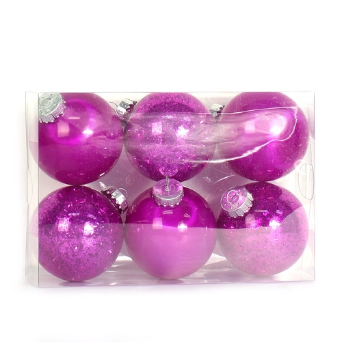 2017 novo tipo Christmas Bauble plástico definido