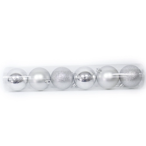80mm High Quality Plastic Shatterproof Christmas Ball