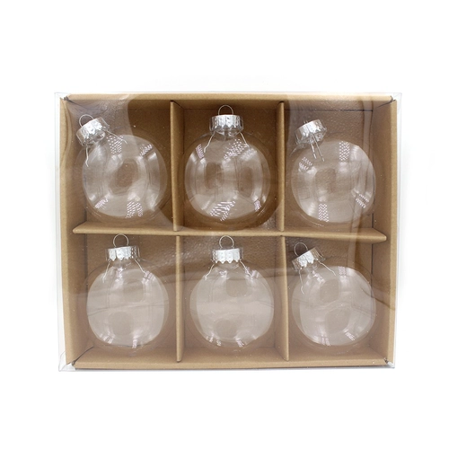 Durchsichtigen Kunststoff Weihnachtskugeln Ornament