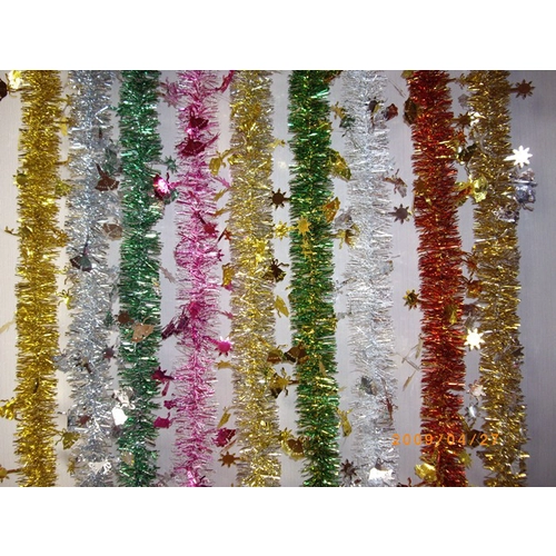 Colorful Christmas Tinsel Garland