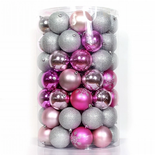 Decorative excellent quality plastic Christmas ornament ball