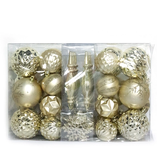 Decorative new design plastic christmas tree ball