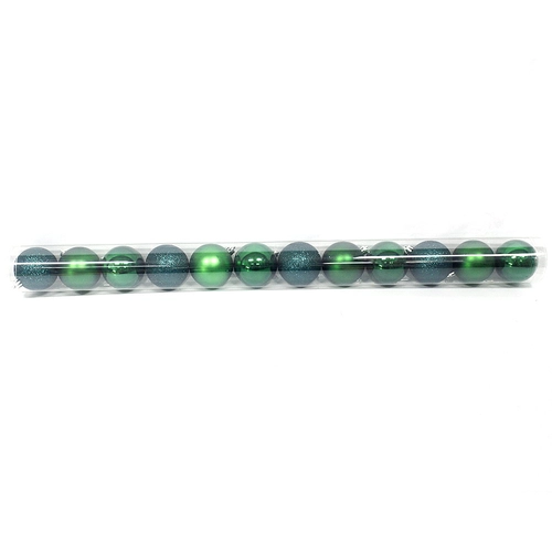 Delicate Multicolor 60mm Christmas Ornament Ball