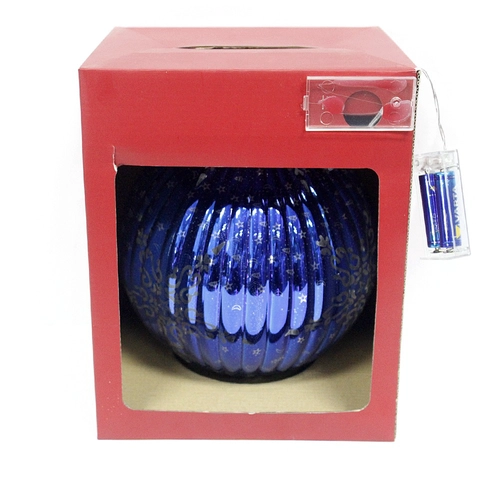 Deluxe High End Christmas Lighted Ball Decoration