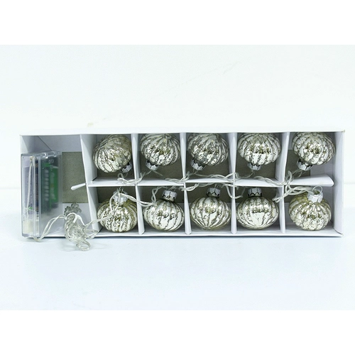 Durable Decorative Lighted Glass Ball Ornaments