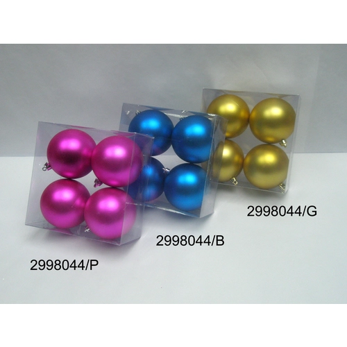 Conjunto de bola de ornamento de Natal de plástico durável