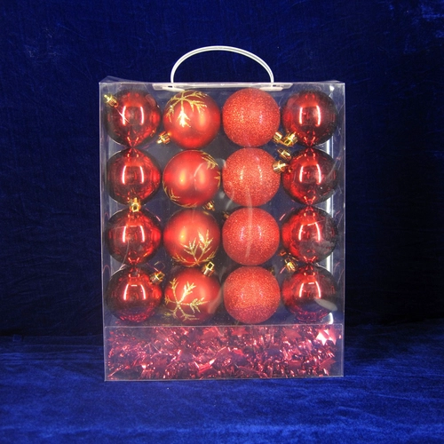 Hot vendita natale ornamento decorativo palla set