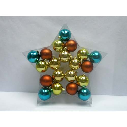 Sfera di lusso infrangibile natale ornamento